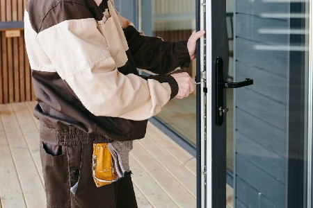 Cleaning And Polishing Glass Door Installation in Lake Butler